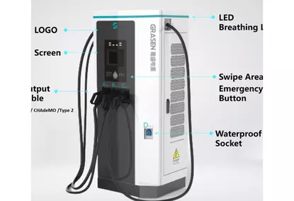 Комбинированное зарядное устройство для электромобилей AC/DC Chademo Комбинированное зарядное устройство для электромобилей AC/DC Chademo