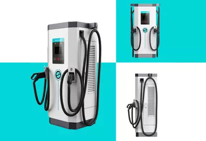 Зарядная станция DC EV 90 кВт с разъемами CCS и CHADEMO